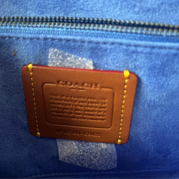 NWOT Coach 1941 Tabby Messenger Bag in Royal Blue - Picture 14 of 16